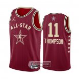 Camiseta All Star 2024 Golden State Warriors Klay Thompson NO 11 Rojo