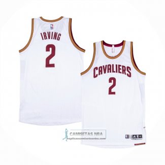 Camiseta Cleveland Cavaliers Kyrie Irving NO 2 Retro Blanco