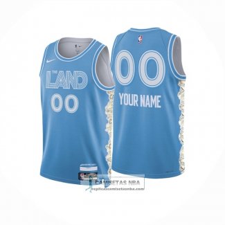 Camiseta Cleveland Cavaliers Personalizada Ciudad 2024-25 Azul