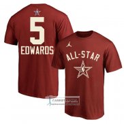 Camiseta Manga Corta All Star 2024 Anthony Edwards Rojo