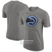 Camiseta Manga Corta Atlanta Hawks Ciudad 2023-24 Gris