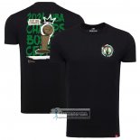 Camiseta Manga Corta Boston Celtics 2024 NBA Finals Champions Negro