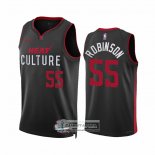 Camiseta Miami Heat Duncan Robinson NO 55 Ciudad 2023-24 Negro