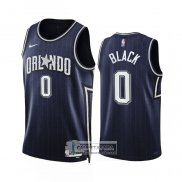 Camiseta Orlando Magic Anthony Black NO 0 Ciudad 2023-24 Azul