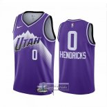 Camiseta Utah Jazz Taylor Hendricks NO 0 Ciudad 2023-24 Violeta