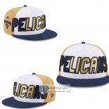 Gorra New Orleans Pelicans 9FIFTY Snapback Blanco Azul Amarillo