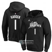 Sudaderas con Capucha Los Angeles Clippers James Harden Ciudad 2019-20 Negro