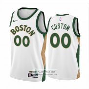 Camiseta Boston Celtics Personalizada Ciudad 2023-24 Blanco