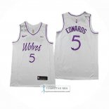 Camiseta Minnesota Timberwolves Anthony Edwards NO 5 Classic 2024 Blanco