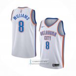 Camiseta Oklahoma City Thunder Jalen Williams NO 8 Association Blanco