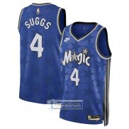 Camiseta Orlando Magic Jalen Suggs NO 4 Classic 2023-24 Azul