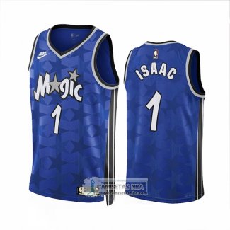 Camiseta Orlando Magic Jonathan Isaac NO 1 Classic 2023-24 Azul