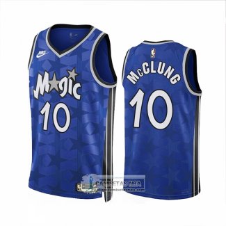 Camiseta Orlando Magic Mac Mcclung NO 10 Classic 2023-24 Azul