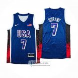 Camiseta USA 2024 Kevin Durant NO 7 Azul1