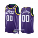 Camiseta Utah Jazz Personalizada Classic 2023-24 Violeta
