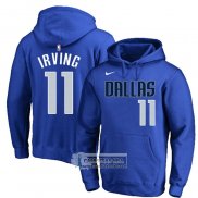 Sudaderas con Capucha Dallas Mavericks Kyrie Irving Ciudad 2023-24 Azul