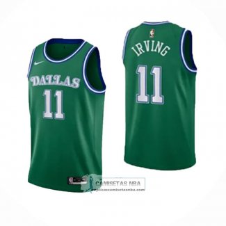 Camiseta Dallas Mavericks Kyrie Irving NO 11 Classic Verde