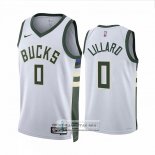 Camiseta Milwaukee Bucks Damian Lillard NO 0 Association 2022-23 Blanco