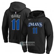 Sudaderas con Capucha Dallas Mavericks Kyrie Irving Ciudad 2023-24 Negro