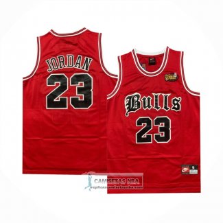 Camiseta Chicago Bulls Michael Jordan NO 23 NBA Final Rojo