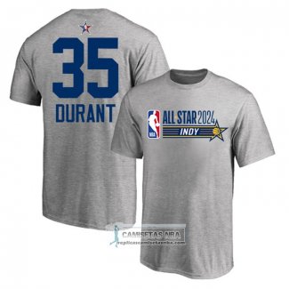 Camiseta Manga Corta All Star 2024 Kevin Durant Gris