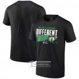 Camiseta Manga Corta Boston Celtics 2024 NBA Finals Champions Outlet Pass Hometown Negro