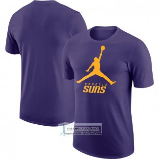 Camiseta Manga Corta Phoenix Suns Essential Jumpman Violeta