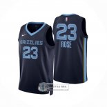 Camiseta Memphis Grizzlies Derrick Rose NO 23 Icon Azul