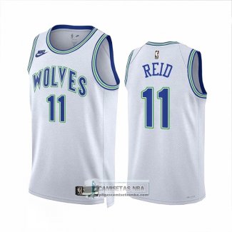 Camiseta Minnesota Timberwolves Naz Reid NO 11 Classic 2023-24 Blanco