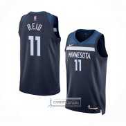 Camiseta Minnesota Timberwolves Naz Reid NO 11 Icon Azul