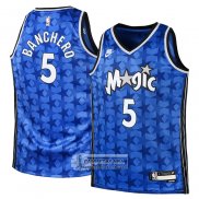 Camiseta Nino Orlando Magic Paolo Banchero NO 5 Classic 2023-24 Azul