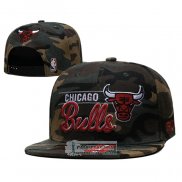 Gorra Chicago Bulls Adjustbale Camuflaje Verde