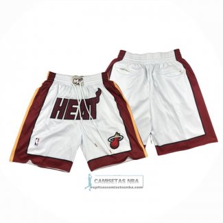 Pantalone Miami Heat Just Don Rojo Blanco