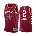 Camiseta All Star 2024 Los Angeles Clippers Kawhi Leonard NO 2 Rojo