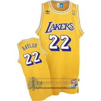 Camiseta Retro Lakers Baylor Amarillo