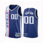 Camiseta Sacramento Kings Personalizada Ciudad 2023-24 Azul