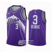 Camiseta Utah Jazz Keyonte George NO 3 Ciudad 2023-24 Violeta