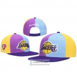 Gorra Los Angeles Lakers Mitchell & Ness Azul Amarillo Violeta