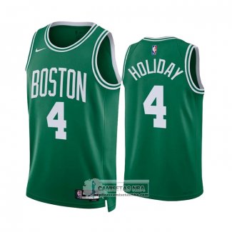 Camiseta Boston Celtics Jrue Holiday NO 4 Icon 2022-23 Verde