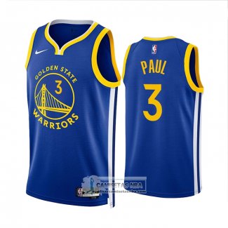 Camiseta Golden State Warriors Jordan Poole NO 3 Icon 2022-23 Azul