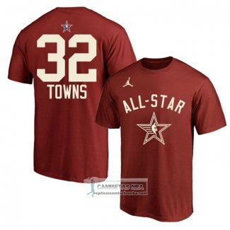 Camiseta Manga Corta All Star 2024 Karl-Anthony Towns Rojo