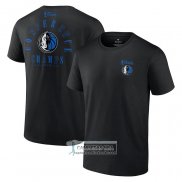 Camiseta Manga Corta Dallas Mavericks 2024 Western Conference Champions Perimeter Defense Negro