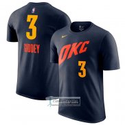 Camiseta Manga Corta Oklahoma City Thunder Josh Giddey Ciudad 2023-24 Azul