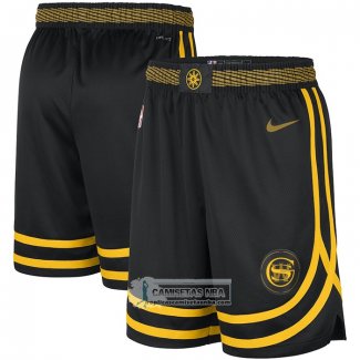 Pantalone Golden State Warriors Ciudad 2023-24 Negro