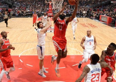 Rockets 105-92 Clippers-Camisetas NBA Houston Rockets replicas