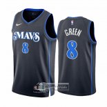 Camiseta Dallas Mavericks Josh Green NO 8 Ciudad 2023-24 Azul