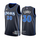 Camiseta Dallas Mavericks Seth Curry NO 30 Ciudad 2023-24 Azul