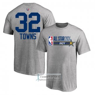 Camiseta Manga Corta All Star 2024 Karl-Anthony Towns Gris