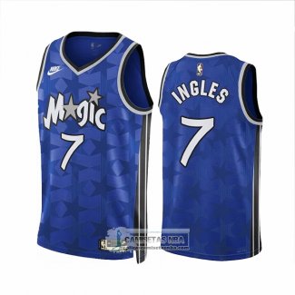 Camiseta Orlando Magic Joe Ingles NO 7 Classic 2023-24 Azul