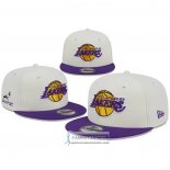 Gorra Los Angeles Lakers Staple Crema Violeta